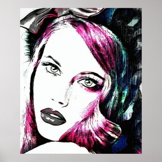Poster Portrait NFT Pop Art (Vorne)