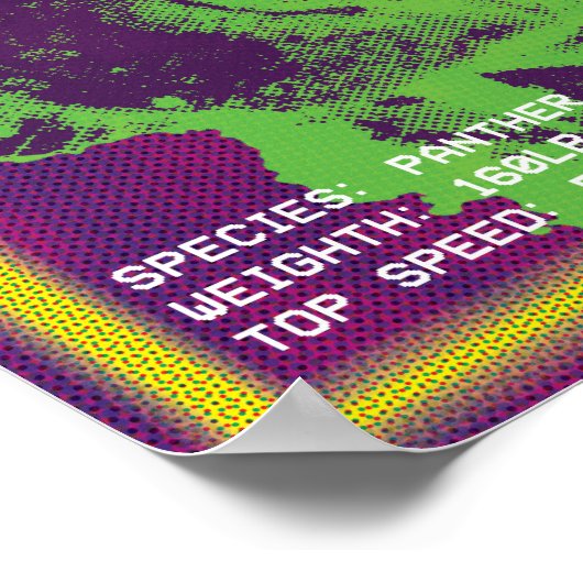 Poster "POUNCE" (Ecke)