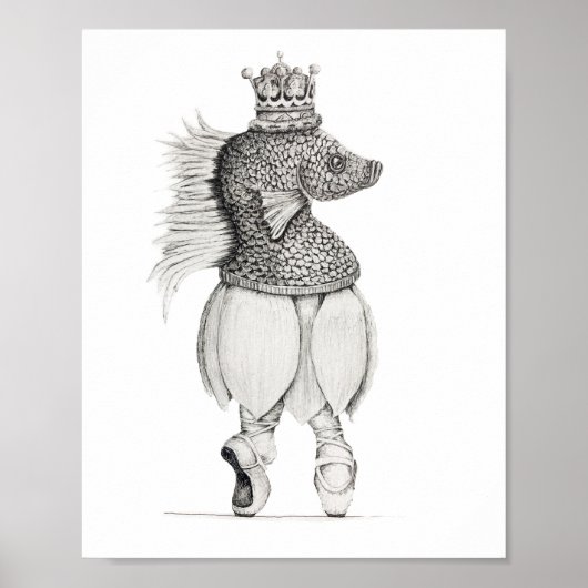 Poster "Princess Fisherina" (Vorne)