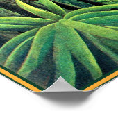 Poster/Print: Affen in der Orange Grove von Rousse Poster (Ecke)