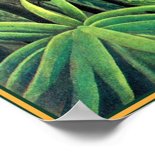 Poster/Print: Affen in der Orange Grove von Rousse Poster (Ecke)