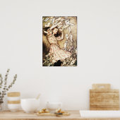 Poster/Print: Alice & das Kartenpaket Poster (Küche)