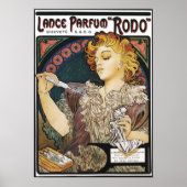 Poster/Print: Alphonse Mucha-Lance Parfum "Rodo" Poster (Vorne)