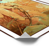 Poster Print - Art Nouveau - Mucha - Sommer (Ecke)