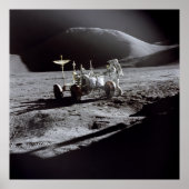 Poster/Print: Astronaut Irwin on Moon Poster (Vorne)