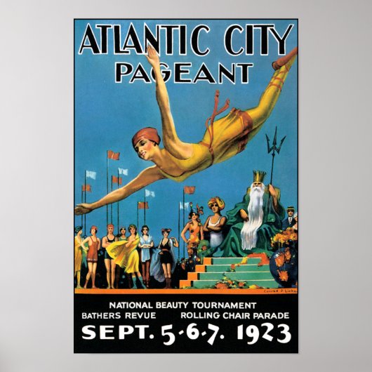 Poster/Print: Atlantic City Beauty Pageant Poster (Vorne)