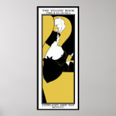 Poster Print: Aubrey Beardsley "The Yellow Book" (Vorne)
