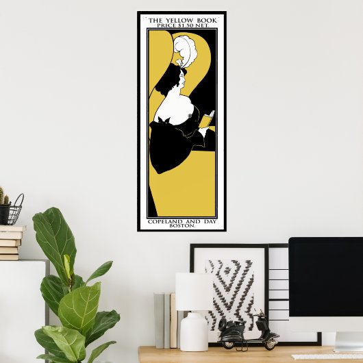 Poster Print: Aubrey Beardsley "The Yellow Book" (Heimbüro)