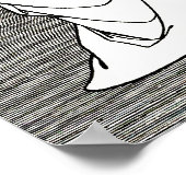 Poster Print: Aubrey Beardsley-Volpone (Ecke)