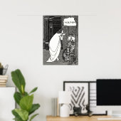 Poster Print: Aubrey Beardsley-Volpone (Heimbüro)