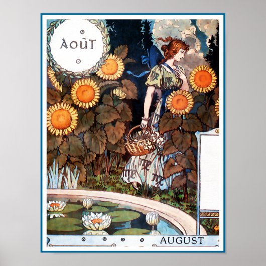 Poster/Print: August/Auot Poster (Vorne)