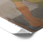 Poster/Print: "Blond Man Green Shirt" Poster (Ecke)