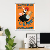 Poster Print by Cappiello - Magazzini Italiani (Heimbüro)