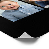 Poster/Print Collage für das erste Jahr des Babys  Poster (Ecke)