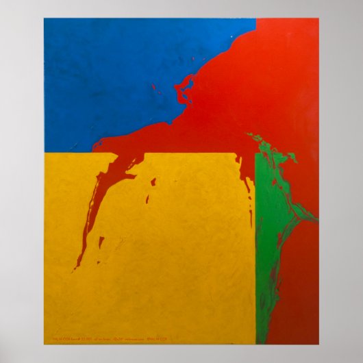 Poster/Print: "Color Spill" Poster (Vorne)