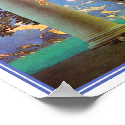 Poster/Print: Daybreak - Maxfield Parrish Poster (Ecke)