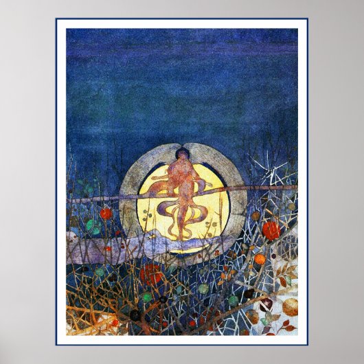 Poster/Print, der ernte Mond Poster (Vorne)