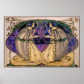Poster Print: Der Frühling von Frances Macdonald (Vorne)