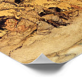 Poster/Print: Die Hexen Sabbat - Halloween Art Poster (Ecke)