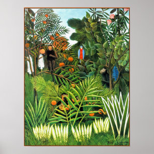 Poster/Print: Exotic Landscape (Paysage Exotique) Poster