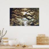 Poster/Print: Fairyland: Schlafen im Mondschein Poster (Küche)