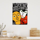 Poster Print: Fledermaus Theater und Cabaret (Küche)