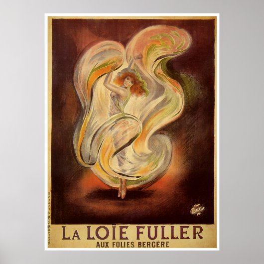 Poster Print: Folies Bergere La Loie Fuller (Vorne)