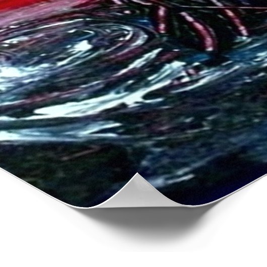 Poster Print "Four Trees" von Mahri Shelton (Ecke)