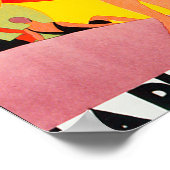 Poster/Print: Französische Riviera Poster (Ecke)
