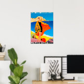 Poster/Print: Französische Riviera Poster (Heimbüro)