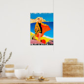 Poster/Print: Französische Riviera Poster (Küche)