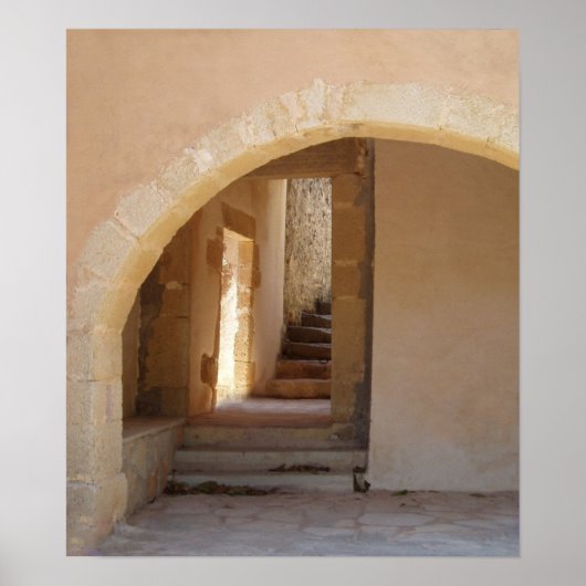 Poster Print für griechische Architektur (Vorne)