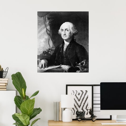 Poster/Print "George Washington Portrait" Poster (Heimbüro)