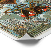 Poster/Print: Heißluftballons - Traum des Fluges Poster (Ecke)