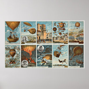 Poster/Print: Heißluftballons - Traum des Fluges Poster