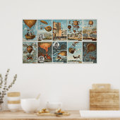 Poster/Print: Heißluftballons - Traum des Fluges Poster (Küche)