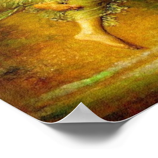 Poster/Print: Hoffnung - George Watts Poster (Ecke)