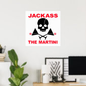 Poster, Print - JACKASS, The Martini Poster (Heimbüro)
