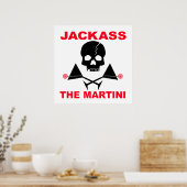 Poster, Print - JACKASS, The Martini Poster (Küche)