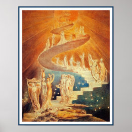 Poster/Print: Jacob's Ladder - William Blake Poster