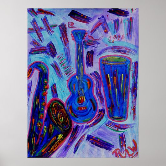Poster Print - Jazz Jazz (Vorne)