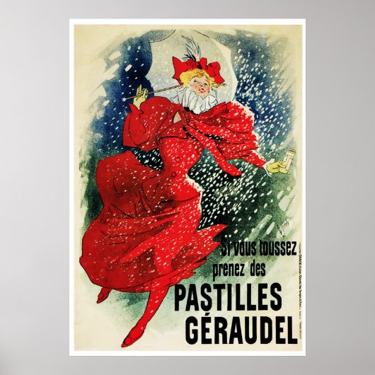 Poster/Print: Jules Cheret - Pastilles Geraudel Poster (Vorne)