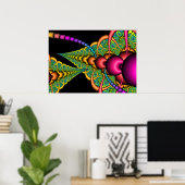 Poster/Print: Kosmisches Spiel: Glasperlenspiel Poster (Heimbüro)