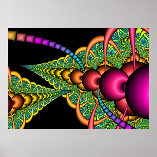 Poster/Print: Kosmisches Spiel: Glasperlenspiel Poster (Vorne)