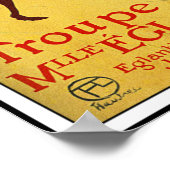 Poster/Print: Lautrec - Troupe de Mlle Eglantine Poster (Ecke)
