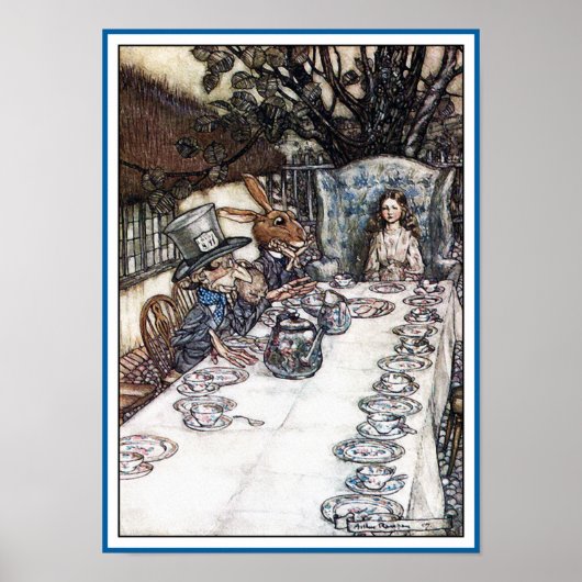Poster/Print: Mad Hatters Tea Party - Rackham Poster (Vorne)