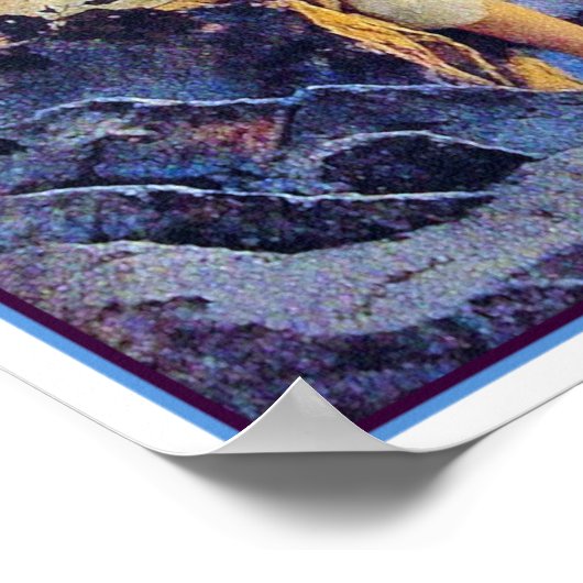 Poster/Print: Mädchen mit Elfen - Maxfield Parrish Poster (Ecke)