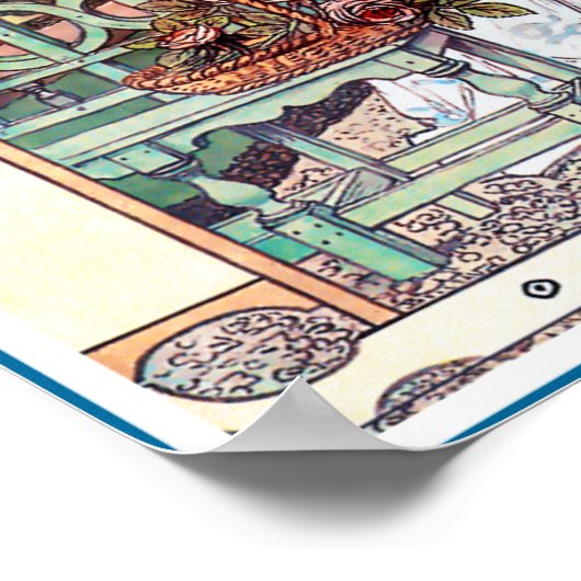 Poster/Print: Monat Juni - Juin Poster (Ecke)