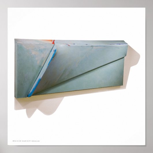 Poster/Print: "Monolith 1-Aqua" Poster (Vorne)