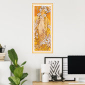 Poster/Print: Mucha - Blume - Liege Poster (Heimbüro)